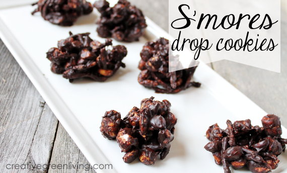 S'mores Roundup at Titus 2 Homemaker -- No-Bake S'mores Drop Cookies from Creative Green Living #t2hmkr