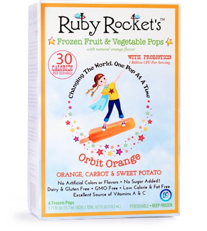 Ruby Rocket's freeze pops - Orbit Orange -- Titus 2 Homemaker  #t2hmkr