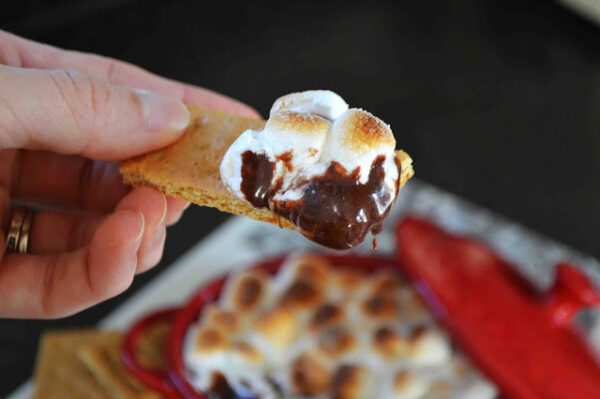 S'mores Roundup at Titus 2 Homemaker - S'more Dip from Bakeaholic #t2hmkr