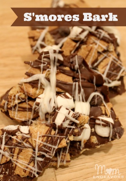 S'mores Roundup at Titus 2 Homemaker -- S'mores Bark from Mom Endeavors #t2hmkr