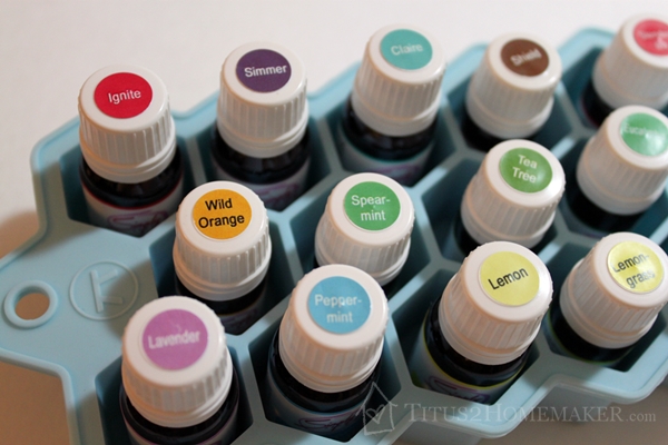 Essential Oil Storage -- Titus 2 Homemaker #t2hmkr #EOs