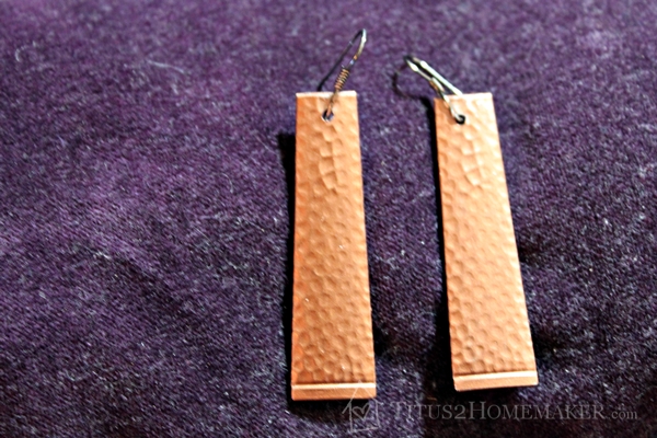 Dollar Store Redos - spoons "after" (earrings) -- Titus 2 Homemaker #t2hmkr