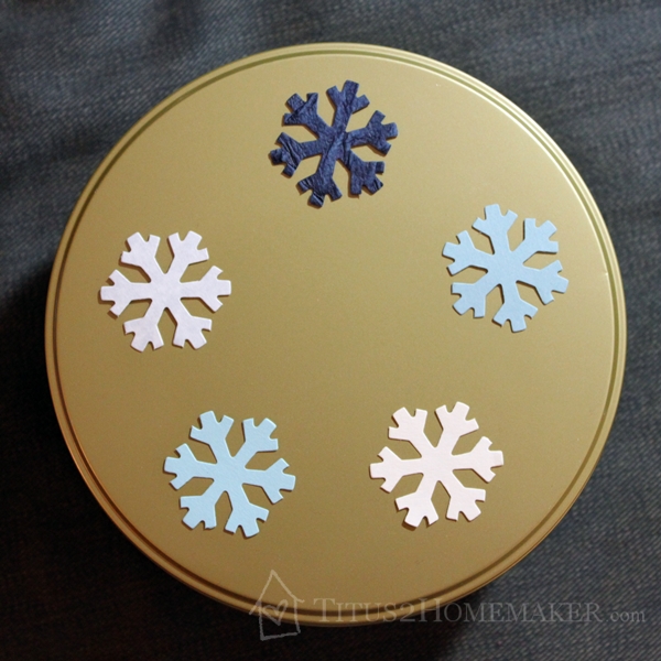 Dollar Store Redos - tin "after" -- Titus 2 Homemaker #t2hmkr