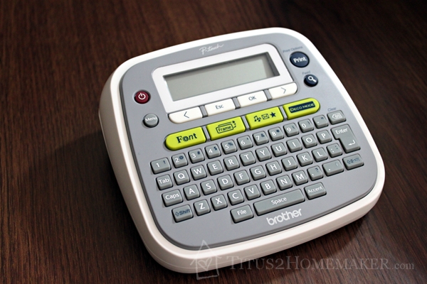 P-Touch PT-D200 review at Titus 2 Homemaker #t2hmkr