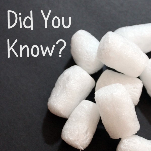 Did you know? title image w/ biodegradable packing peanuts (square)