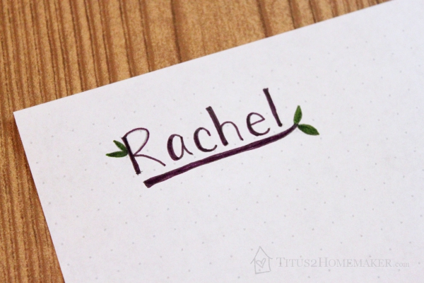 The Botanical Hand-Lettering Workbook (review) -- Titus 2 Homemaker