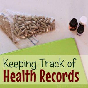 Keeping Track of Health Records -- Titus 2 Homemaker