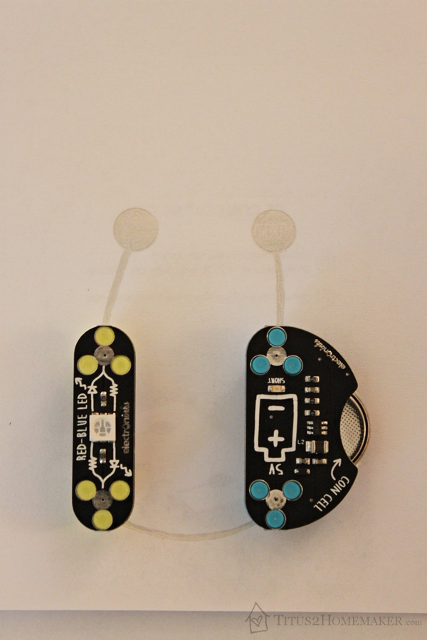 CircuitScribe Mini Kit - conductivity tester -- Titus 2 Homemaker