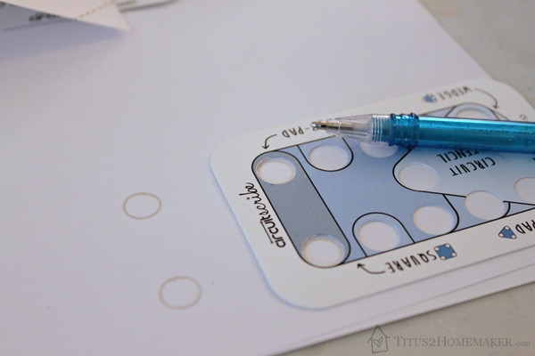 CircuitScribe Mini Kit - stencil and pen -- Titus 2 Homemaker