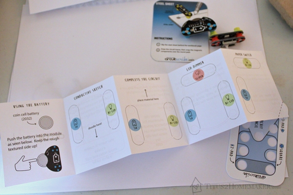 CircuitScribe Mini Kit - contents -- Titus 2 Homemaker