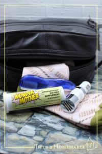 Healthy products to pack for a trip