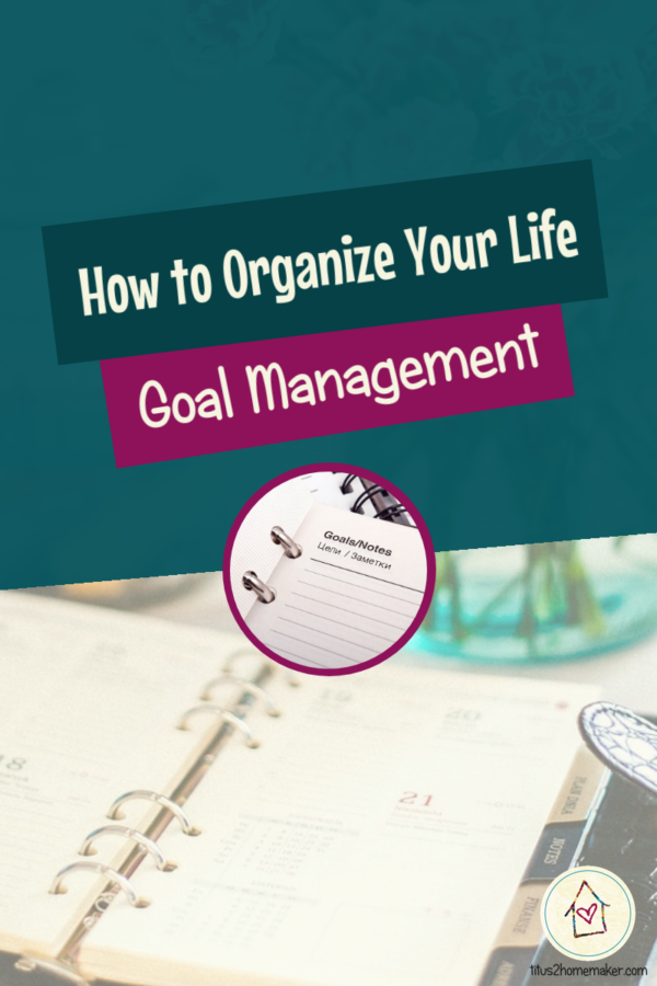 How to Organize Your Life #6: Goal Management