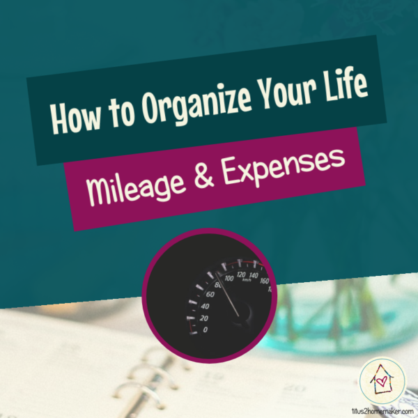 How to Organize Your Life (#27): Mileage & Expenses (title image)