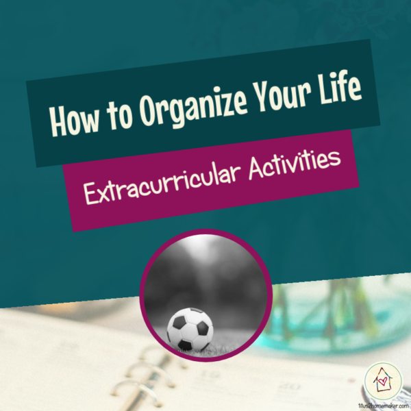 How to Organize Your Life (#42): Extracurricular Activities (title image)