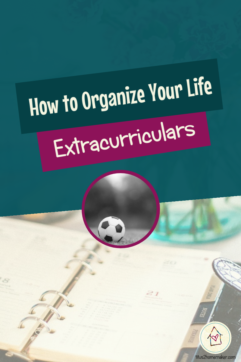 How to Organize Your Life (#42): Extracurriculars (pinnable image)