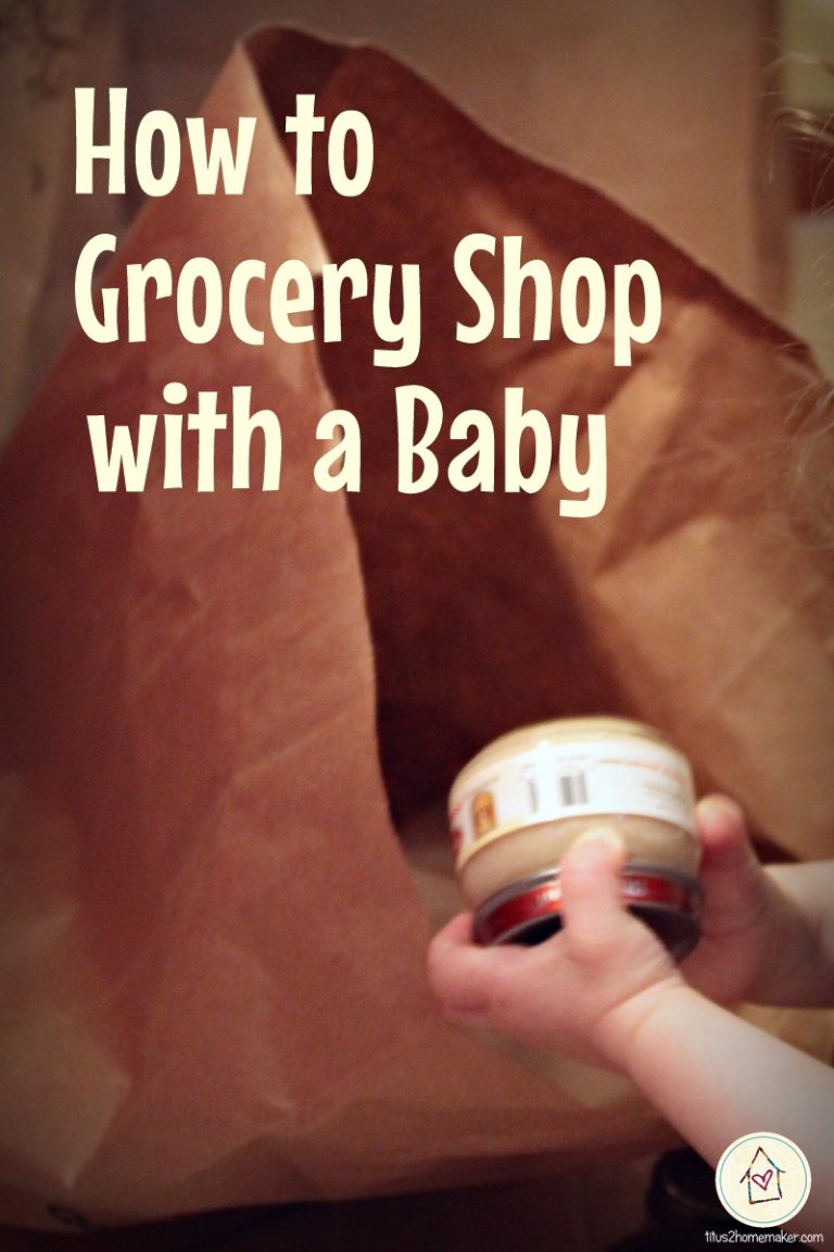 How to Go Grocery Shopping with a Baby