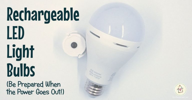 Rechargeable LED Light Bulbs: Be Prepared When the Power Goes Out