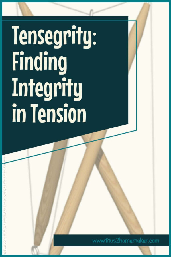 Example Tensional Integrity Tensegrity: Finding (Theological) Integrity in Tension