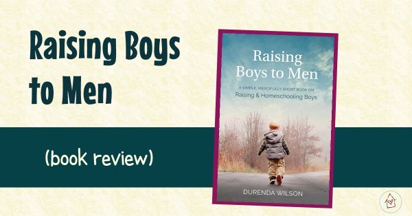 Raising Boys to Men book review (horizontal title image)