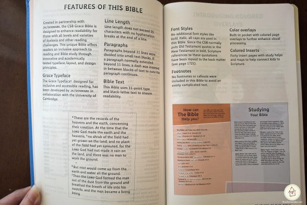 Grace Bible for Kids - features of this Bible