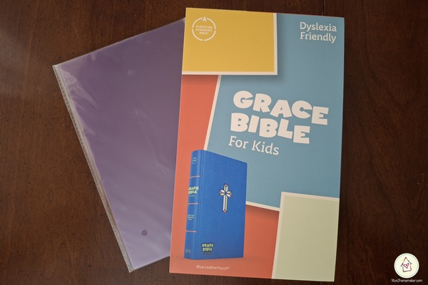 Grace Bible for Kids - colored overlays in pocket