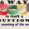 16 Ways to Mark a Countdown (the counting of the omer) #t2hmkr