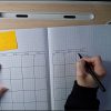 video thumbnail for How to Set Up a Composition Notebook-Based Planner Step by Step -- hand drawing a monthly calendar